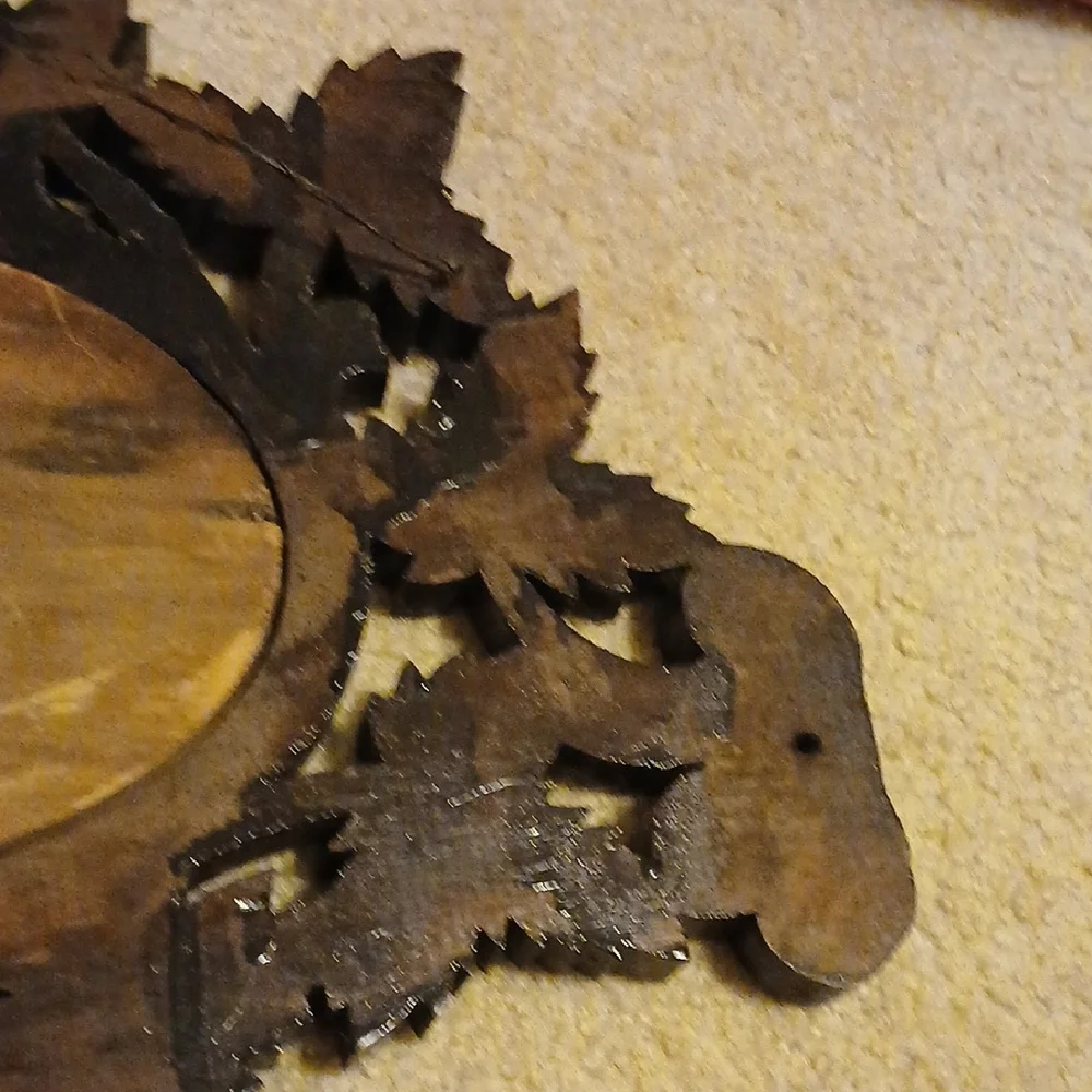 Vintage Leaf Design Wall Mirror